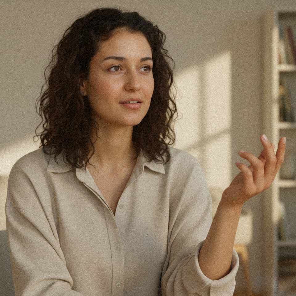 Anna zeigt ihre Hände.